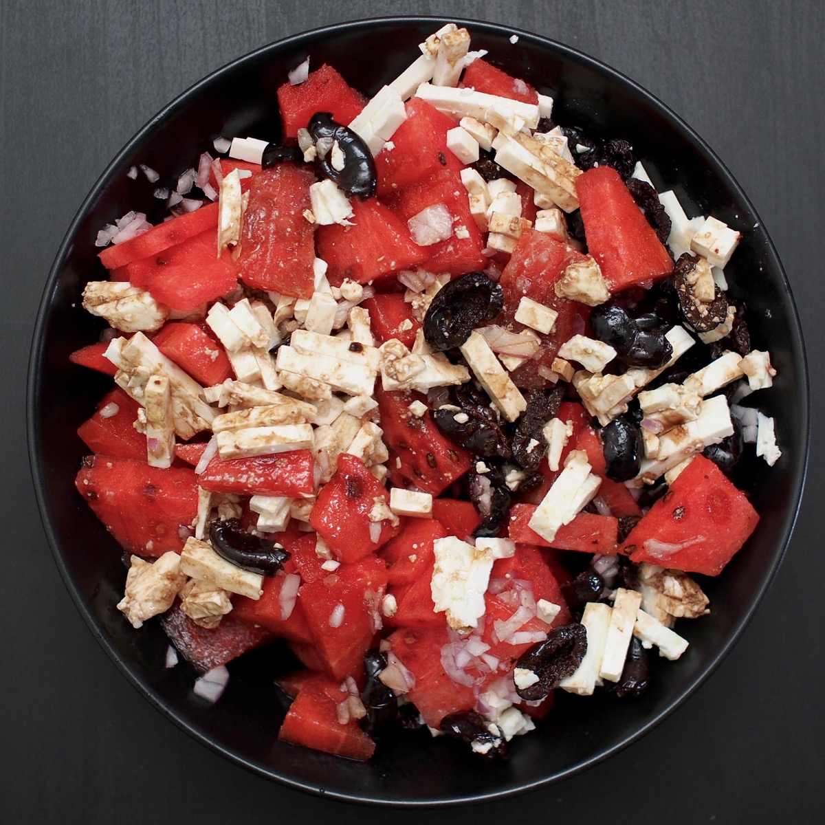 watermelon feta salad