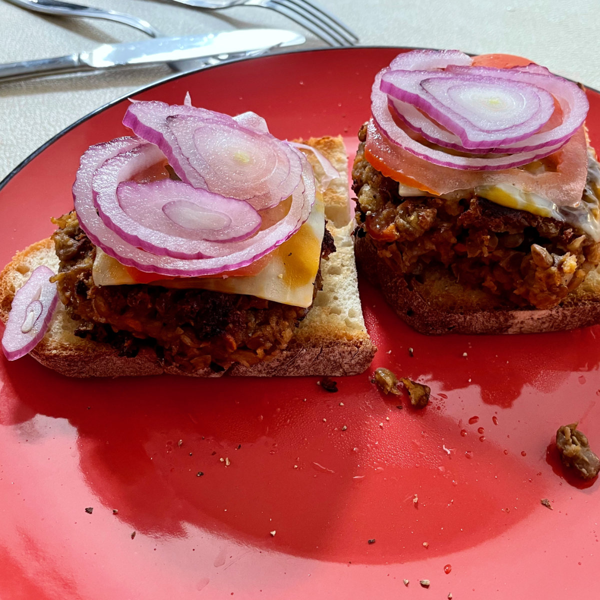 Lentil burger