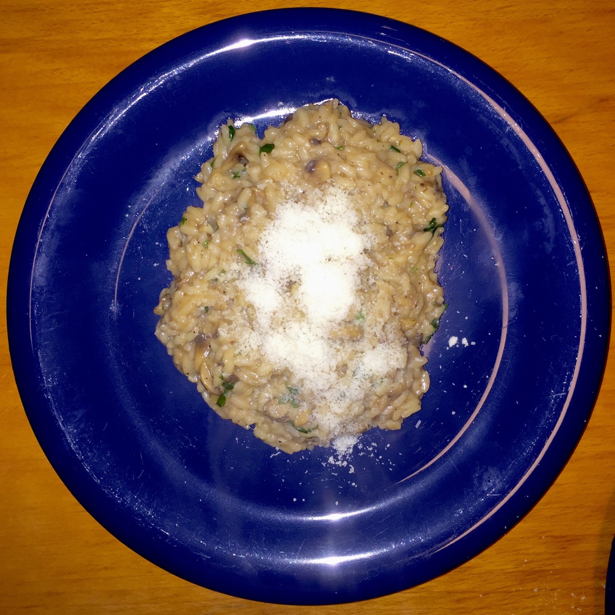 Mushroom risotto