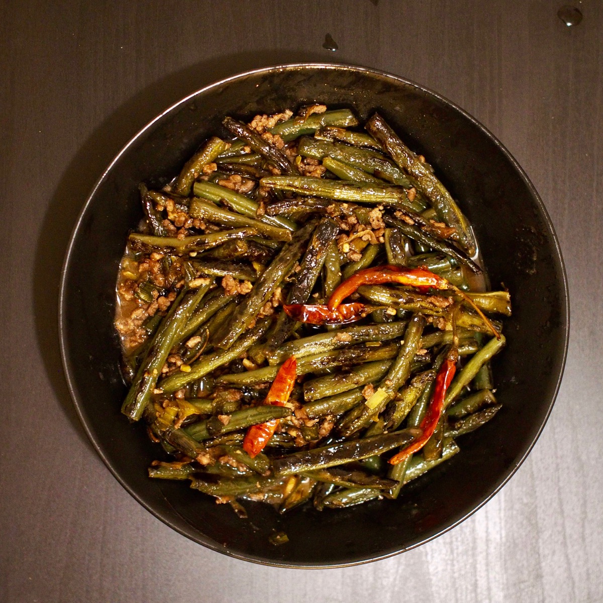 Szechuan green beans